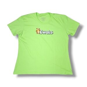 Star Wars Celebration 2013 Ewoks T-Shirt Women's XL Light Green Limited Edition